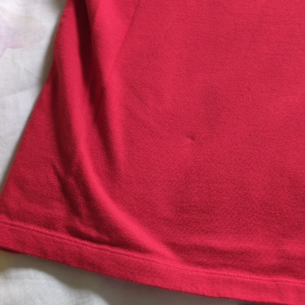 Cleo Red Floral Top size Large - Picture 4 of 4